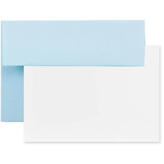 JAM Paper A2 Blank Greeting Cards & Envelopes, 25ct. Dark Gray {2}