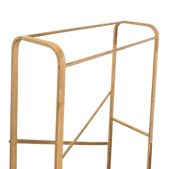 Honey Can Do Bamboo & Canvas Garment Rack {9}