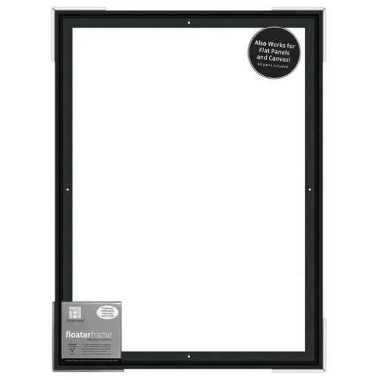 Ampersand&trade; 7/8" Depth Black Thin Edge Floaterframe {1}