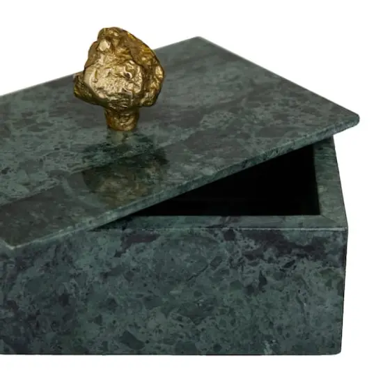 Green Marble Box with Gold Final Set {4}