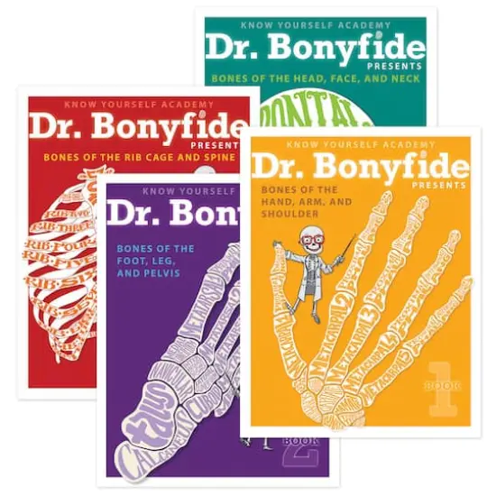 Know Yourself 4 Book Set: Dr. Bonyfide Presents 206 Bones of the Human Body {1}