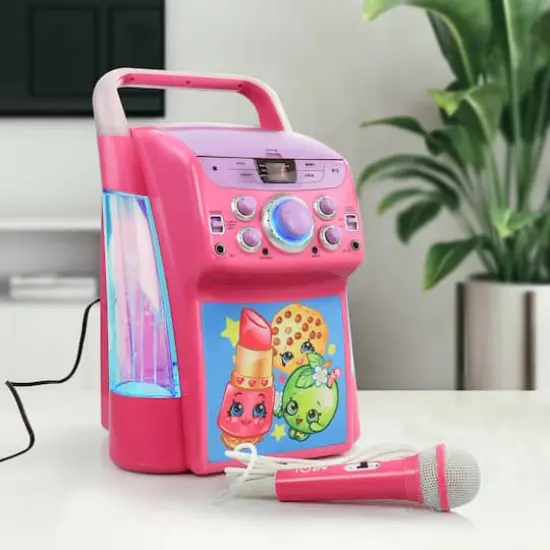 Shopkins Dancing Water Karaoke Machine with Microphone {8}