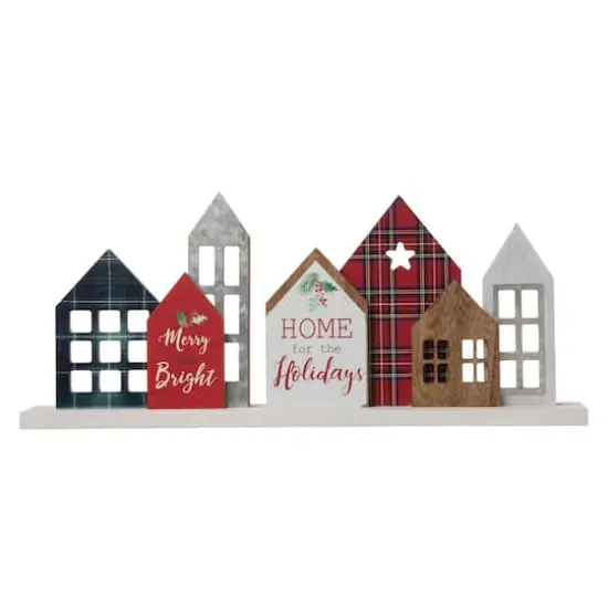 Glitzhome&reg; 20" Home for the Holidays D&eacute;cor Accent {4}