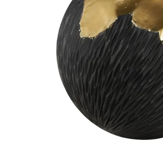 Gold & Black Decorative Orbs & Vase Filler Set {5}