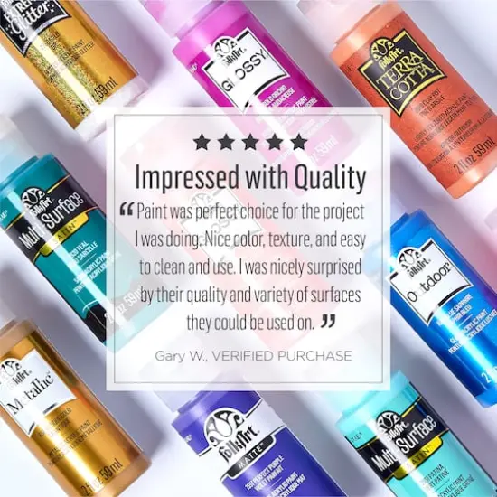 FolkArt&reg; 16oz. Matte Acrylic Paint 36358 Medium Yellow {10}