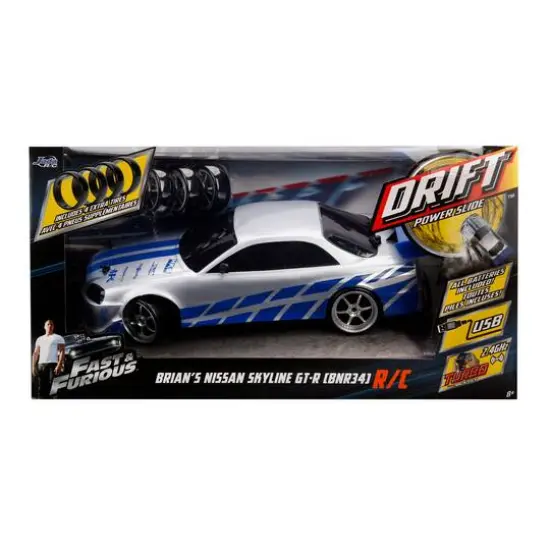 Jada Toys&reg; Fast & Furious Drift Remote-Control Nissan Skyline GT-R Toy {8}