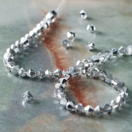 Preciosa Glass Crystal Bicone Beads, 4mm by Bead Landing&trade; Labrador Half Coat {3}