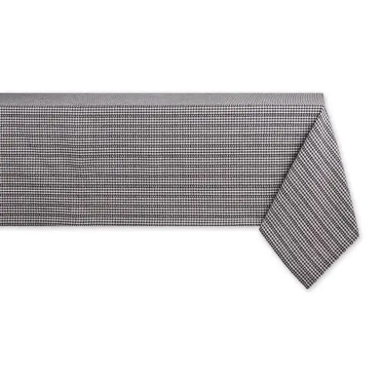 DII&reg; Black Farmhouse Gingham Tablecloth {2}