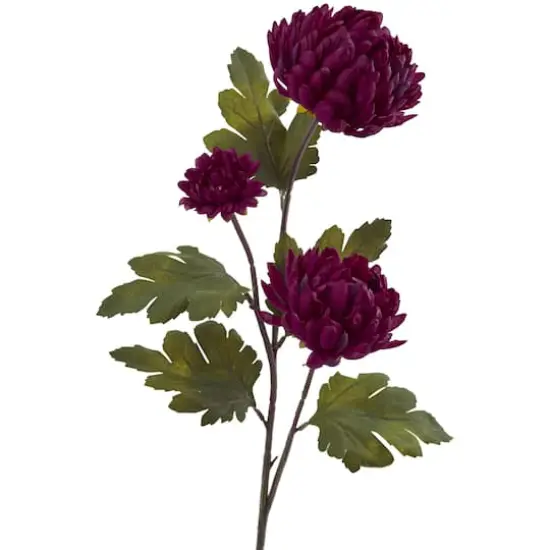Chrysanthemum Flower Spray, 12ct. Burgundy {3}