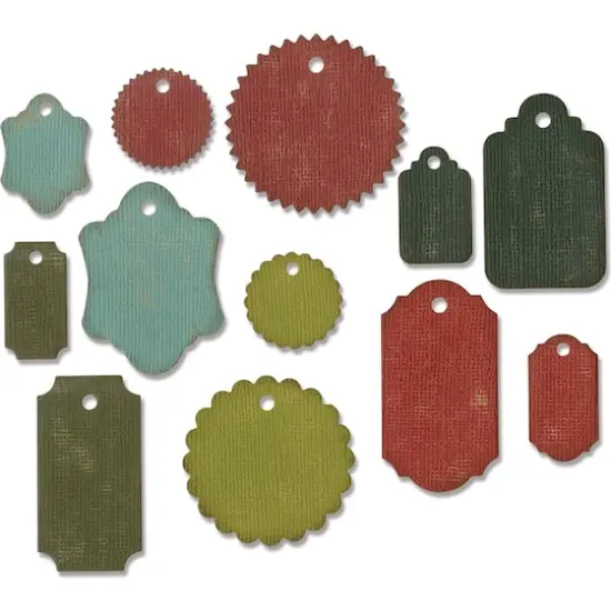 Sizzix&reg; Thinlits&trade; Gift Tags Die Set by Tim Holtz&reg; {3}