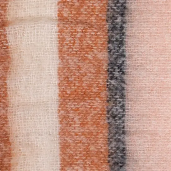 Hello Honey&reg; Multicolor Light Striped Acrylic and Wool Throw Blanket {6}