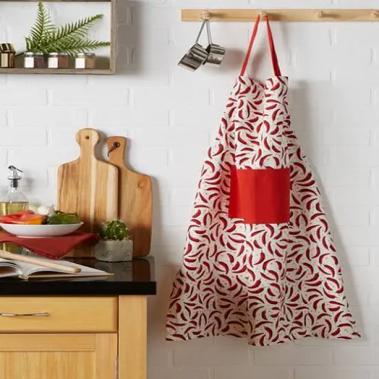 DII&reg; Chilis Printed Chef'S Apron {9}