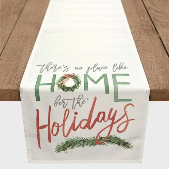Home for the Holidays 16" x 90" Cotton Twill Runner {1}