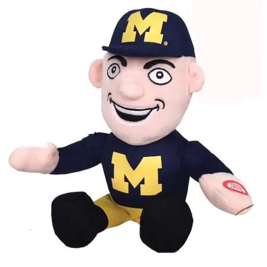 Santa's Workshop 9" University of Michigan Musical Animated Mascot {1}