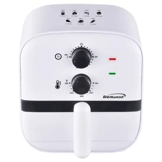 Brentwood White 1qt. 700 Watt Electric Air Fryer {1}