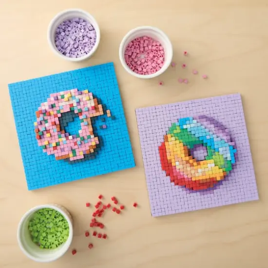 Donuts Pixelated Brick Art Kit by Make Market&reg; {1}