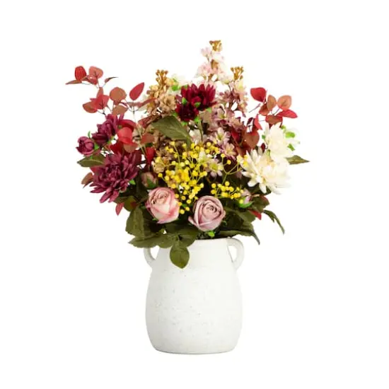 25" Mixed Flower Arrangement in Ceramic Vase {1}