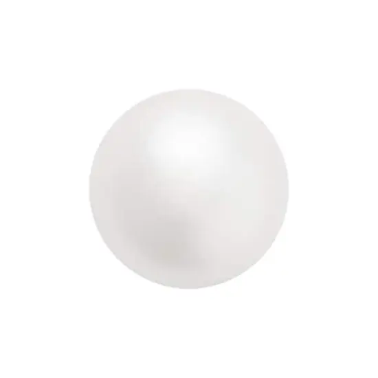 Preciosa Maxima 10mm Glass Nacre Pearls, 10ct. White {1}