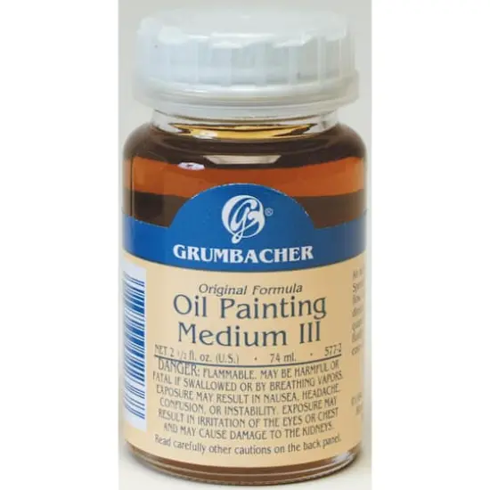 Grumbacher&reg; Oil Painting Medium III, Rapid Dry, 2.5oz. {1}