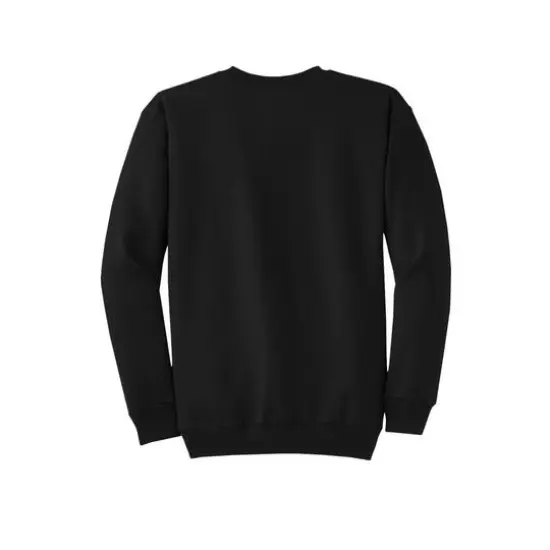 Port & Company&reg; Neutrals Core Fleece Crewneck Sweatshirt Jet Black {5}