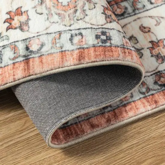 Glitzhome&reg; Red & Ivory Oriental Area Rug {5}