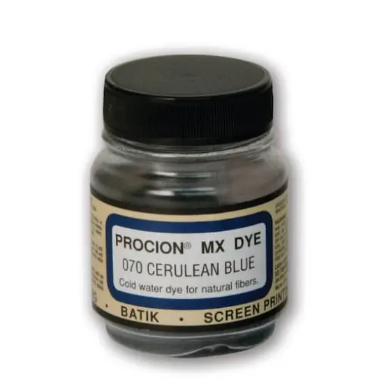 Jacquard Procion&reg; MX Fiber Reactive Dye, 0.67oz. 070 Cerulean Blue {1}