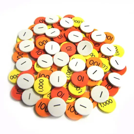 Sensational Math&trade; Small-Group Set Place Value Discs, 600ct. {1}