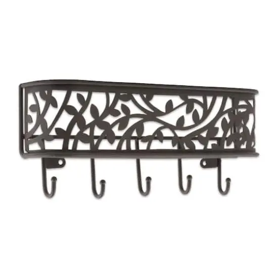 Large Wall Mount Mail & Key Organizer Bronze {1}