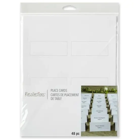 Celebrate It&trade; Occasions&trade; Place Cards White {4}