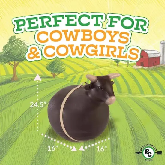 Big Country Toys Bouncy Bull Rodeo Ball Ride-On Toy {4}
