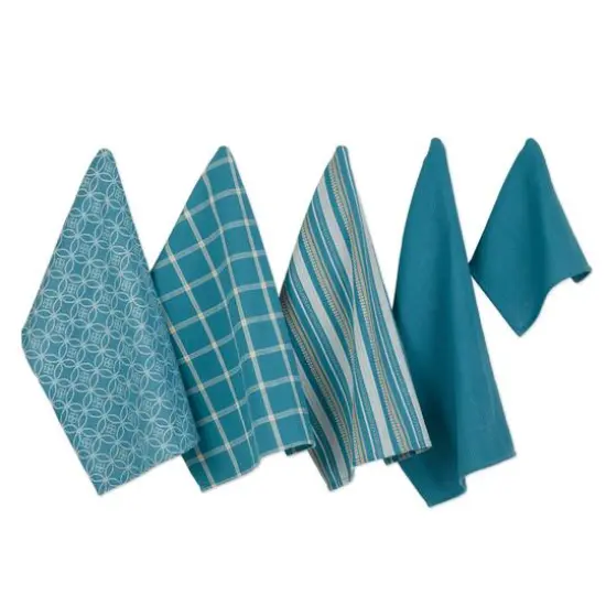 DII&reg; Dish Towel & Dishcloth Set Storm Blue {1}