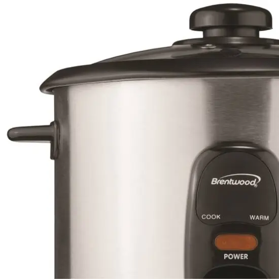 Brentwood 10-Cup Stainless Steel Rice Cooker {5}