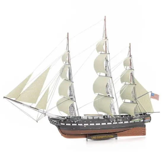 Metal Earth&reg; Premium Series USS Constitution Steel Model Kit {4}
