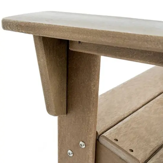 Brown Traditional Adirondack Chair {14}