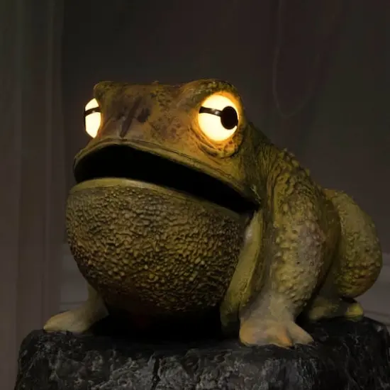 11.25" LED Animated Croaking Toad by Ashland&reg; {4}