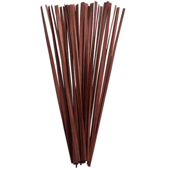 39" Dried Plant Sticks Natural Foliage With Slender Stems Dark Brown {1}