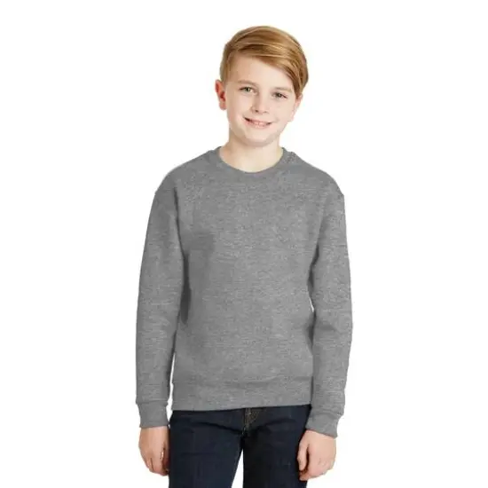 JERZEES&reg; NuBlend&reg; Crewneck Youth Sweatshirt Oxford {4}