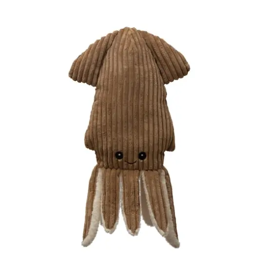 Hello Honey&reg; 18" Brown Plush Corduroy Squid {3}