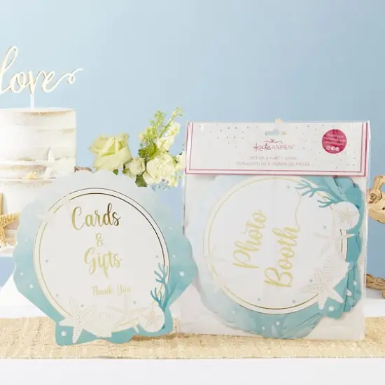 Kate Aspen&reg; Beach Party D&eacute;cor Sign Kit {3}
