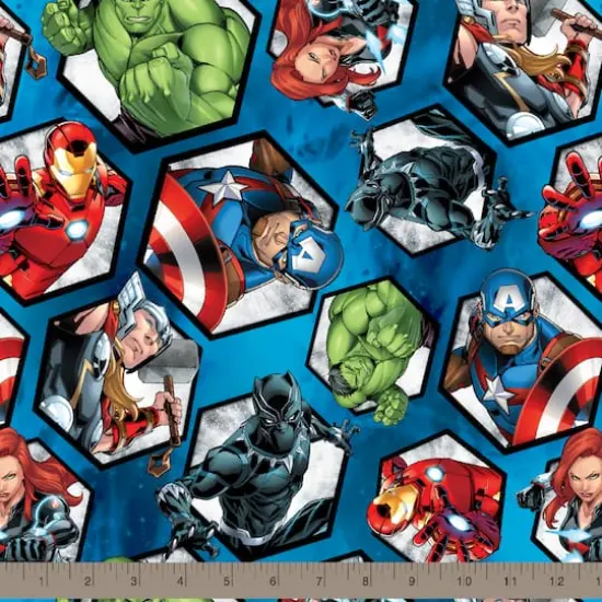 Marvel Avengers Assemble Cotton Fabric {3}
