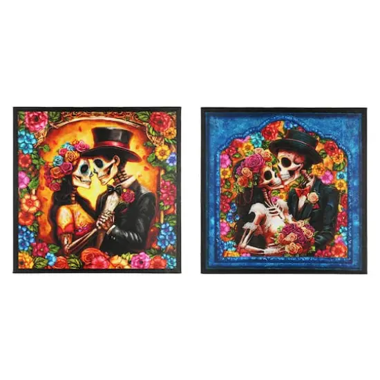 Assorted Day of the Dead Skeleton Couple Wall D&eacute;cor by Ashland&reg; 1pc. {1}