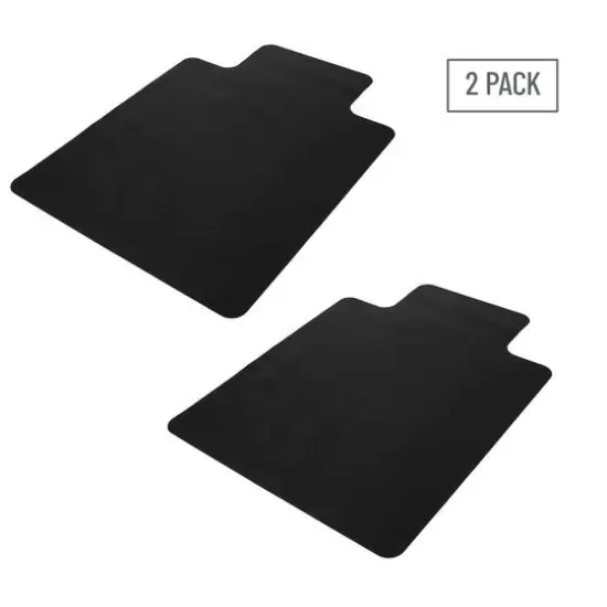 Mind Reader 9-to-5 Collection Black Office Chair Mat, 2ct. {8}