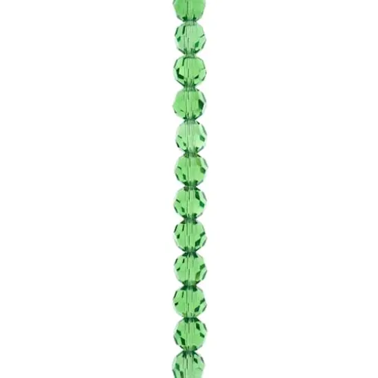 Preciosa Glass Crystal Round Beads, 6mm by Bead Landing&trade; Peridot {1}