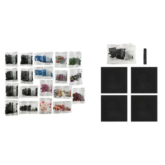 10" x 10" Flower Field Pixelated Brick Art Kit by Make Market&reg; {3}