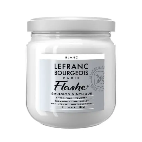 Lefranc & Bourgeois Flashe&reg; Matte Artist's Color, 400mL White {1}