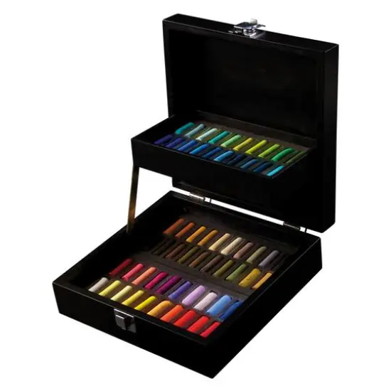 Sennelier Extra-Soft 60 Color Pastel Half Stick Wooden Box Set {3}
