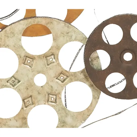 Brown, Silver & Gold Metal Vintage Wall D&eacute;cor {3}