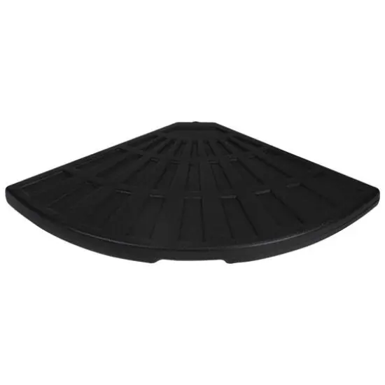 26" Black Fan Off-Set Umbrella Base {3}