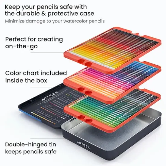 Arteza&reg; Professional Watercolor 72 Pencil Set {6}