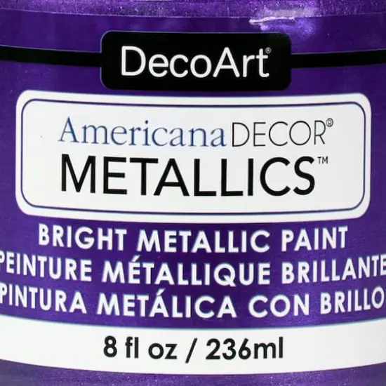 Americana Decor&reg; Metallics&trade; Paint Amethyst {4}